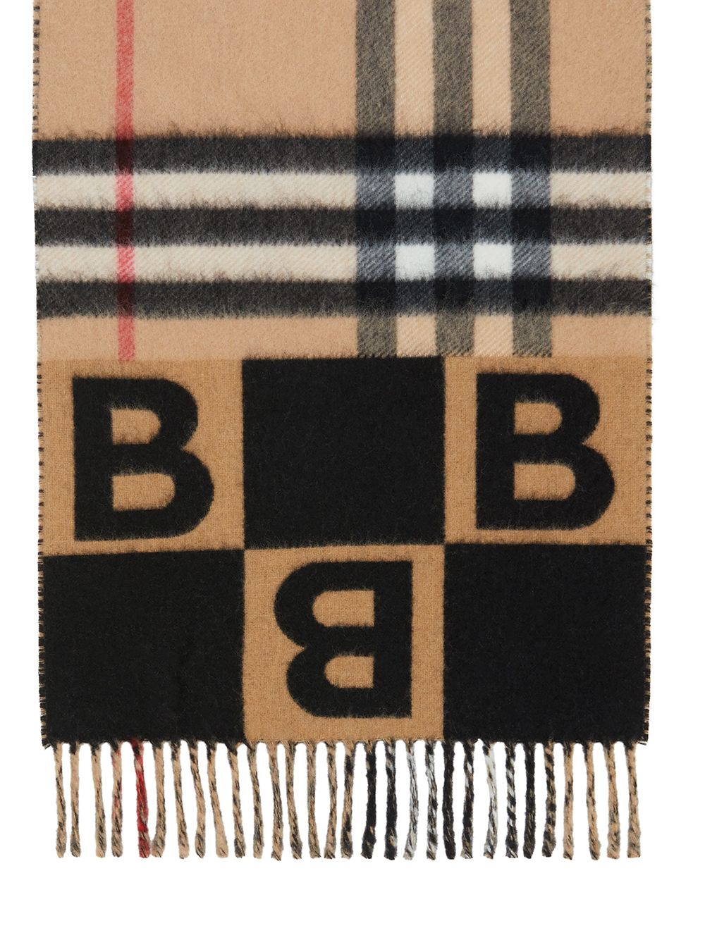 фото Burberry шарф с принтом check and b