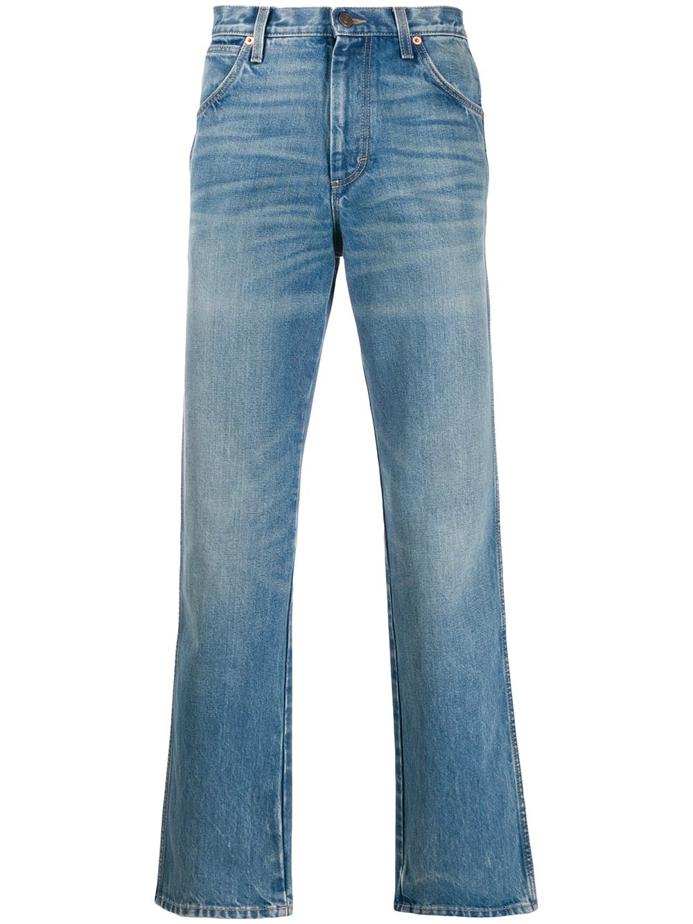 фото Gucci джинсы с эффектом потертости