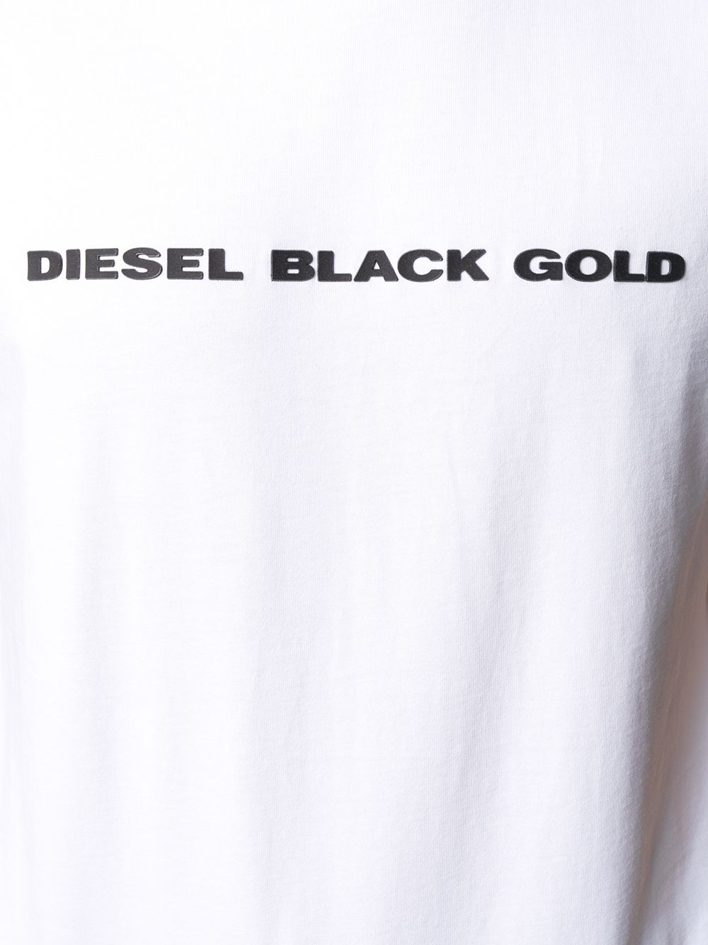 фото Diesel black gold футболка с круглым вырезом и логотипом