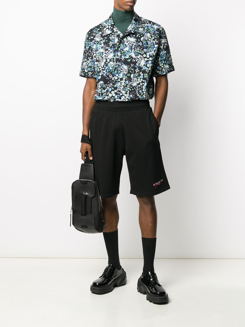 фото Givenchy рубашка с короткими рукавами и принтом