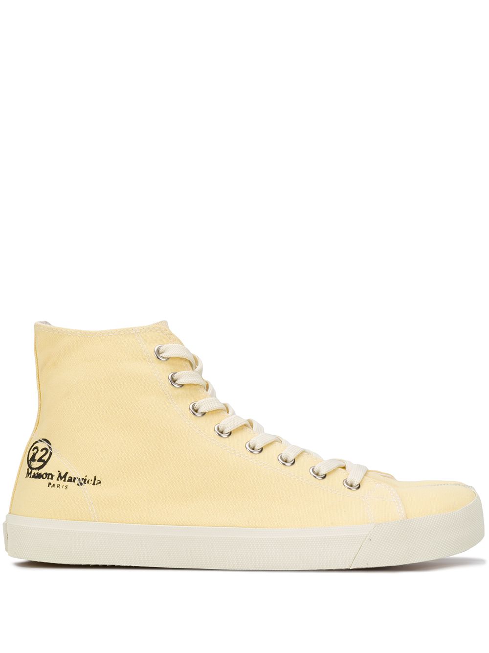 yellow margiela sneakers