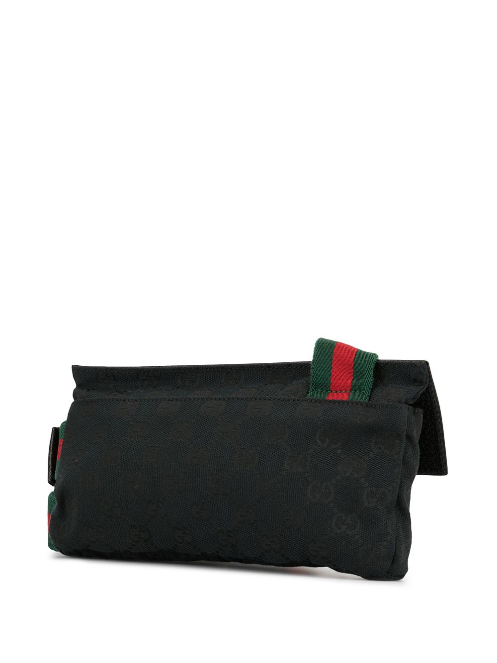 фото Gucci pre-owned поясная сумка shelly line с логотипом gg