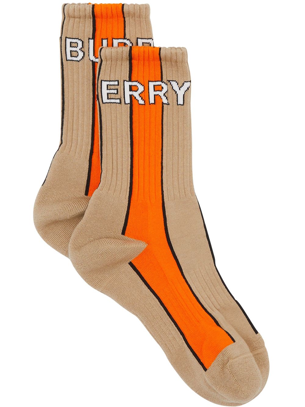 фото Burberry носки с логотипом вязки интарсия