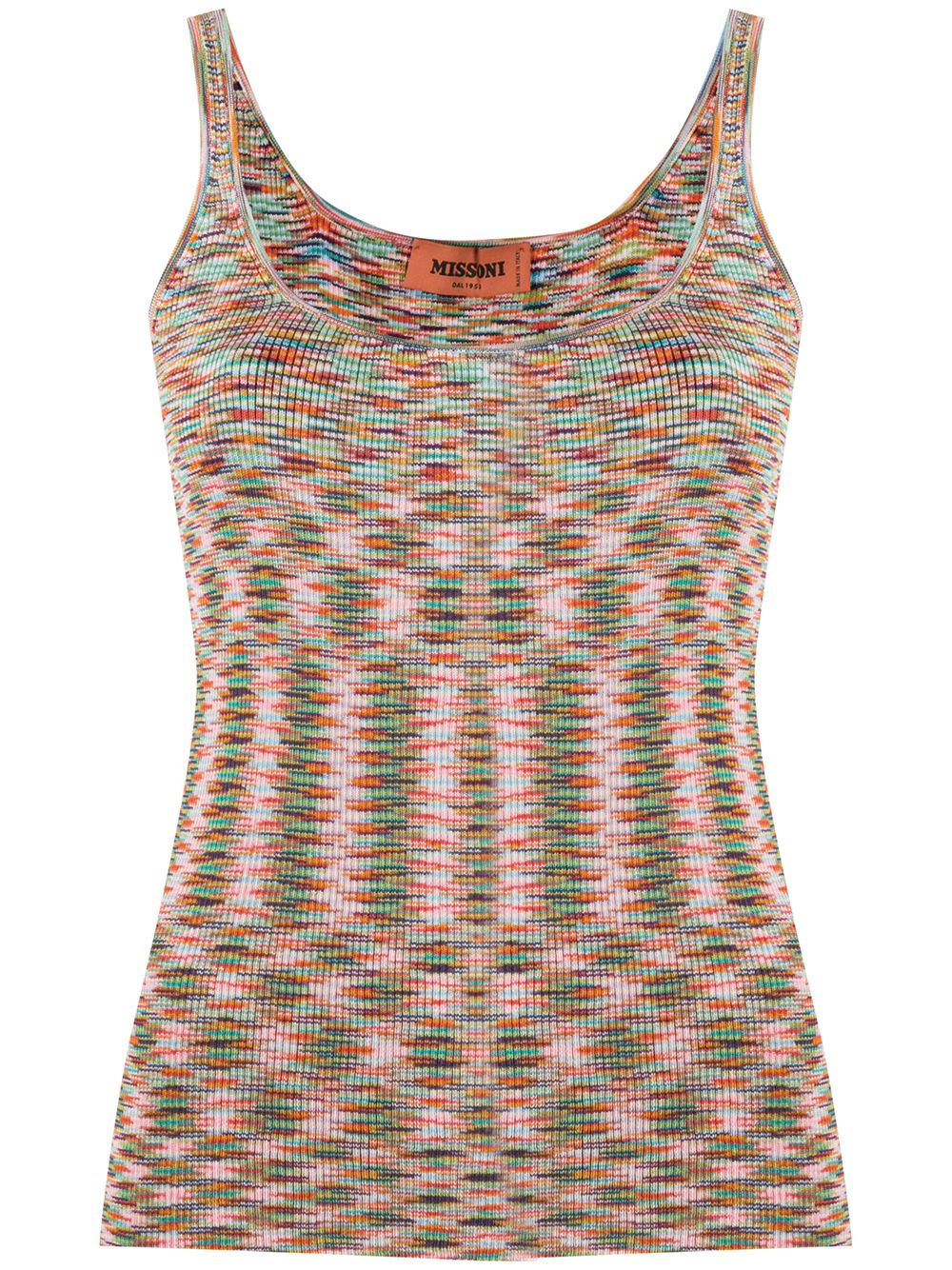 фото Missoni трикотажный топ с абстрактным узором