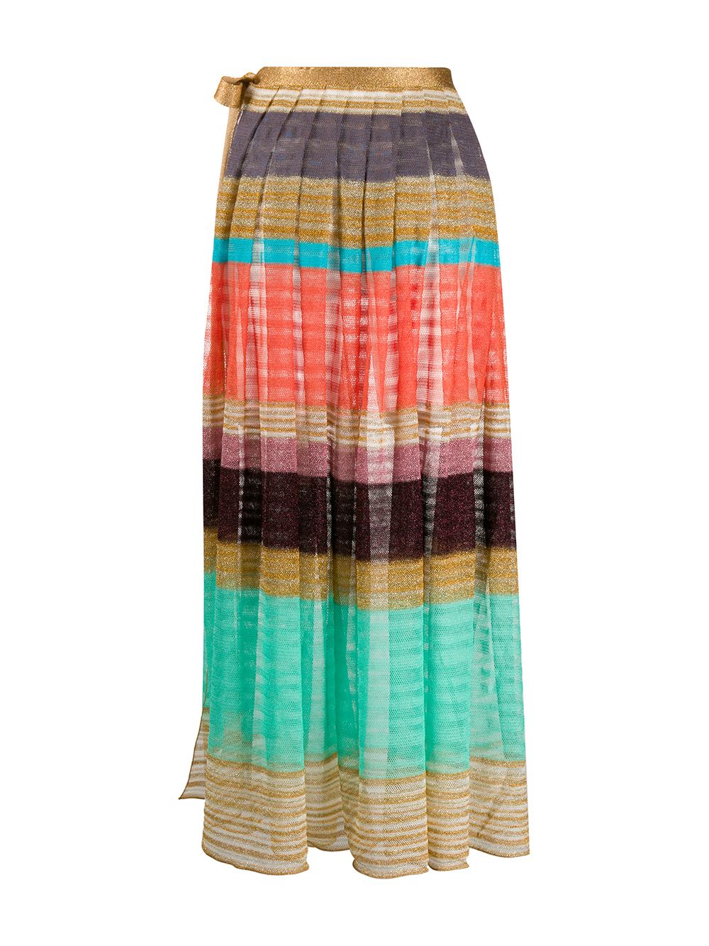 фото Missoni mare трикотажная юбка макси в полоску