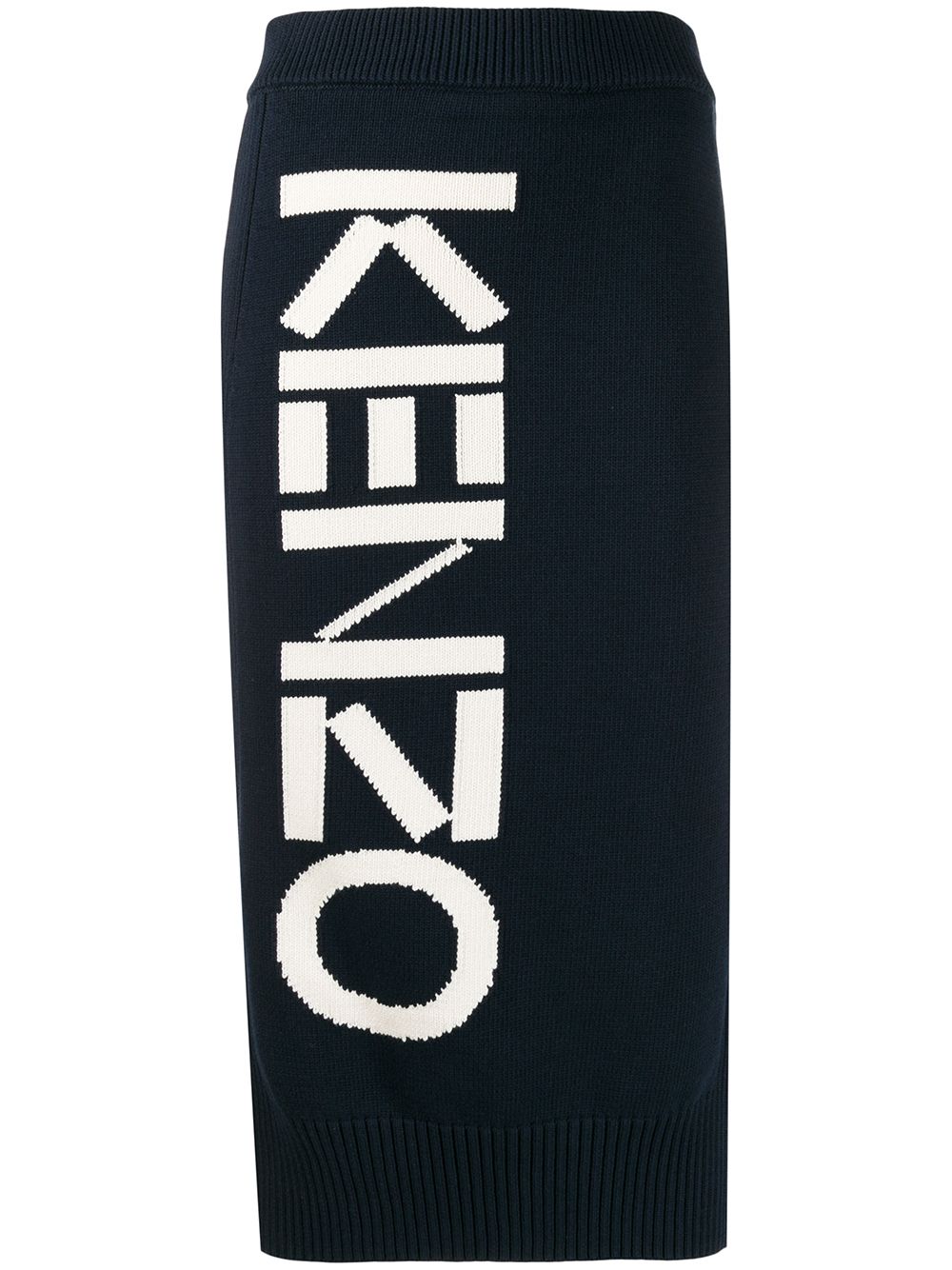 фото Kenzo трикотажная юбка с логотипом