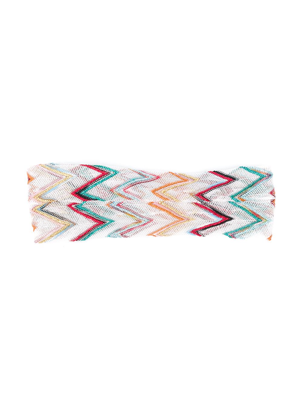 фото Missoni kids повязка на голову с узором зигзаг