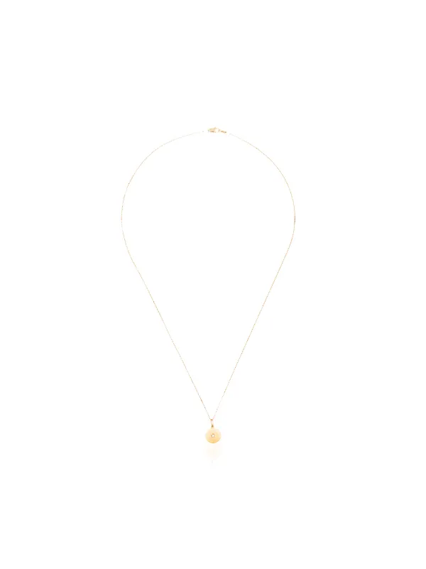 Andrea Fohrman 18kt Yellow Gold Full Moon Diamond Pendant Necklace Ss20 Farfetch Com