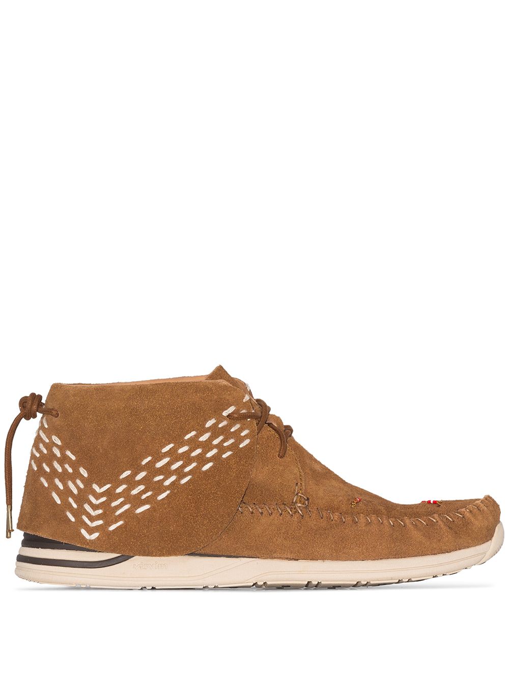 фото Visvim ботинки brown lhamo sashiko