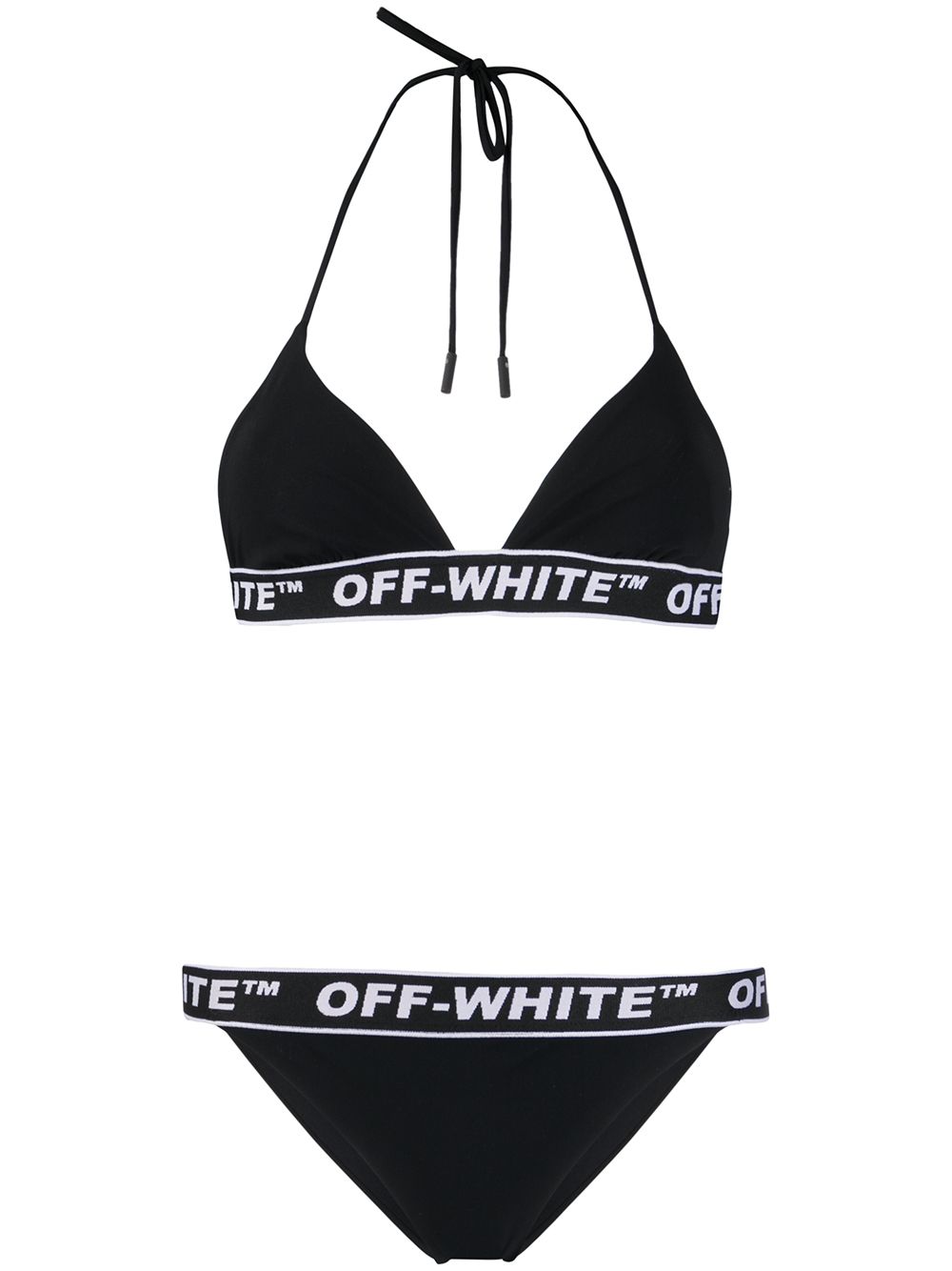 фото Off-white бикини с логотипом