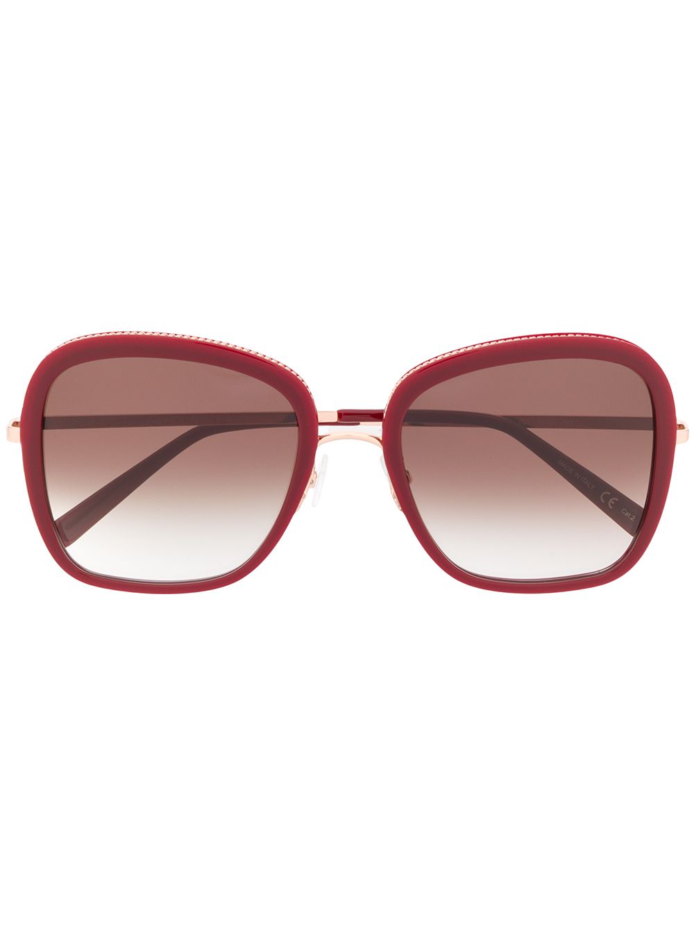 фото Stella mccartney eyewear солнцезащитные очки в массивной оправе