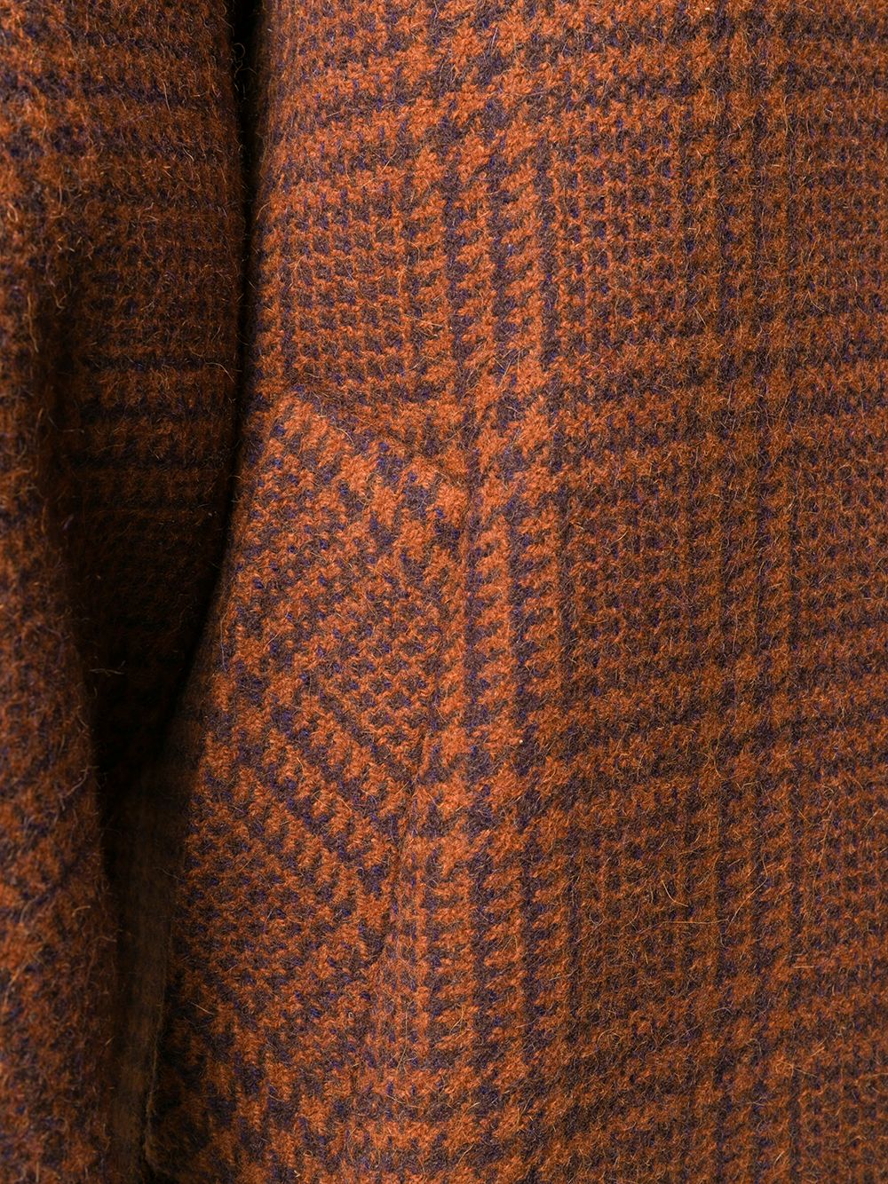 фото Pierre cardin pre-owned пальто 1970-х годов в клетку