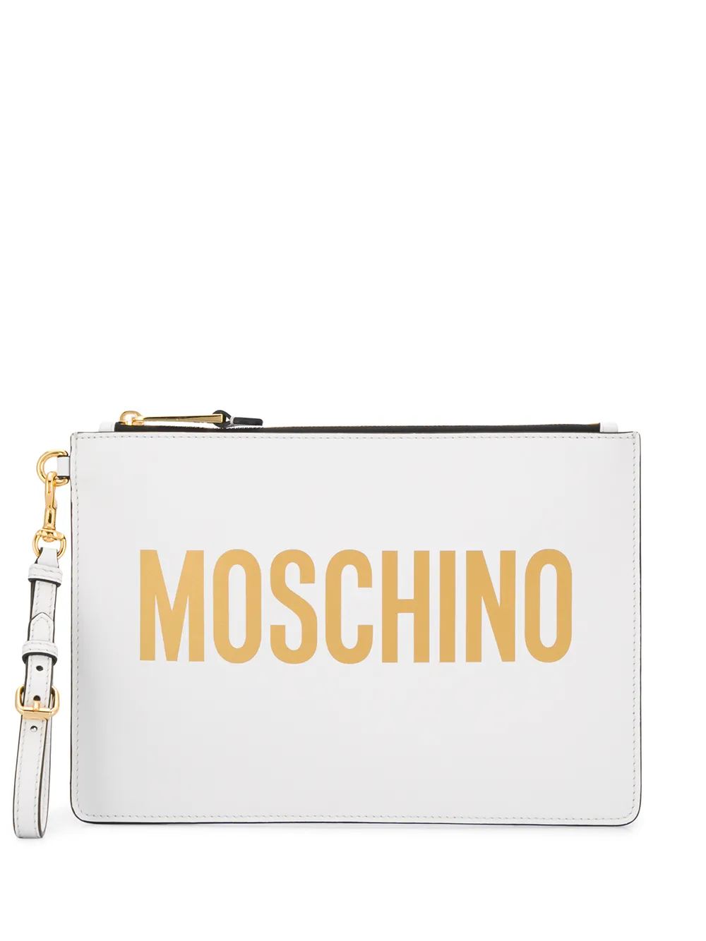 фото Moschino клатч с логотипом