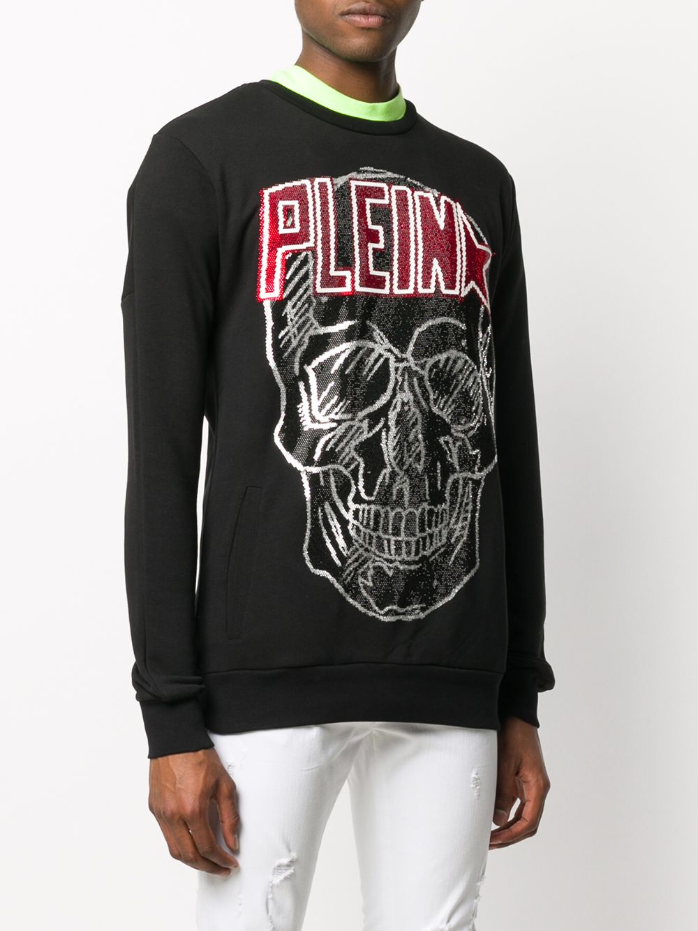 фото Philipp plein толстовка с декором skull