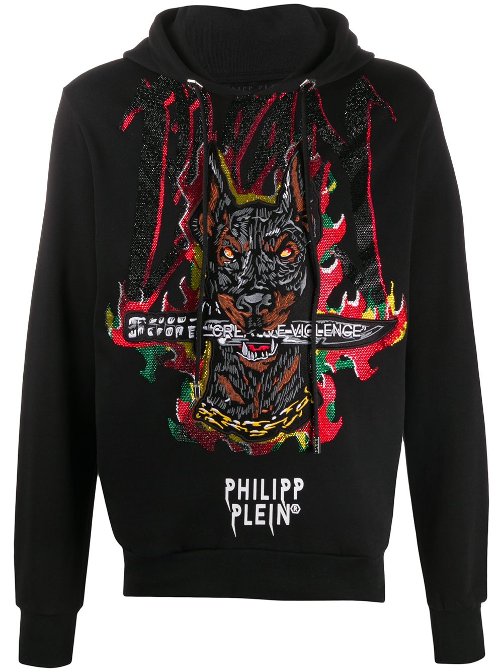 фото Philipp plein худи с вышивкой