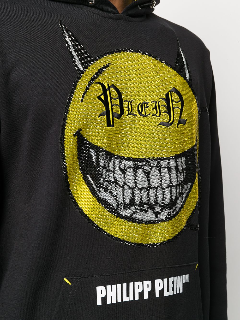 фото Philipp plein худи с декором evil smile