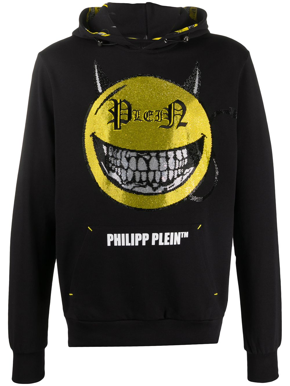 фото Philipp plein худи с декором evil smile