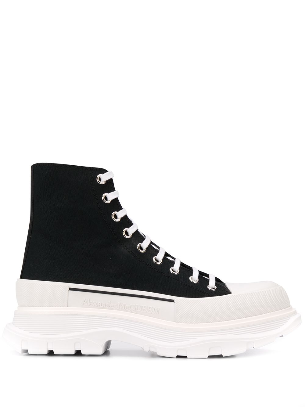 фото Alexander mcqueen высокие кеды tread slick