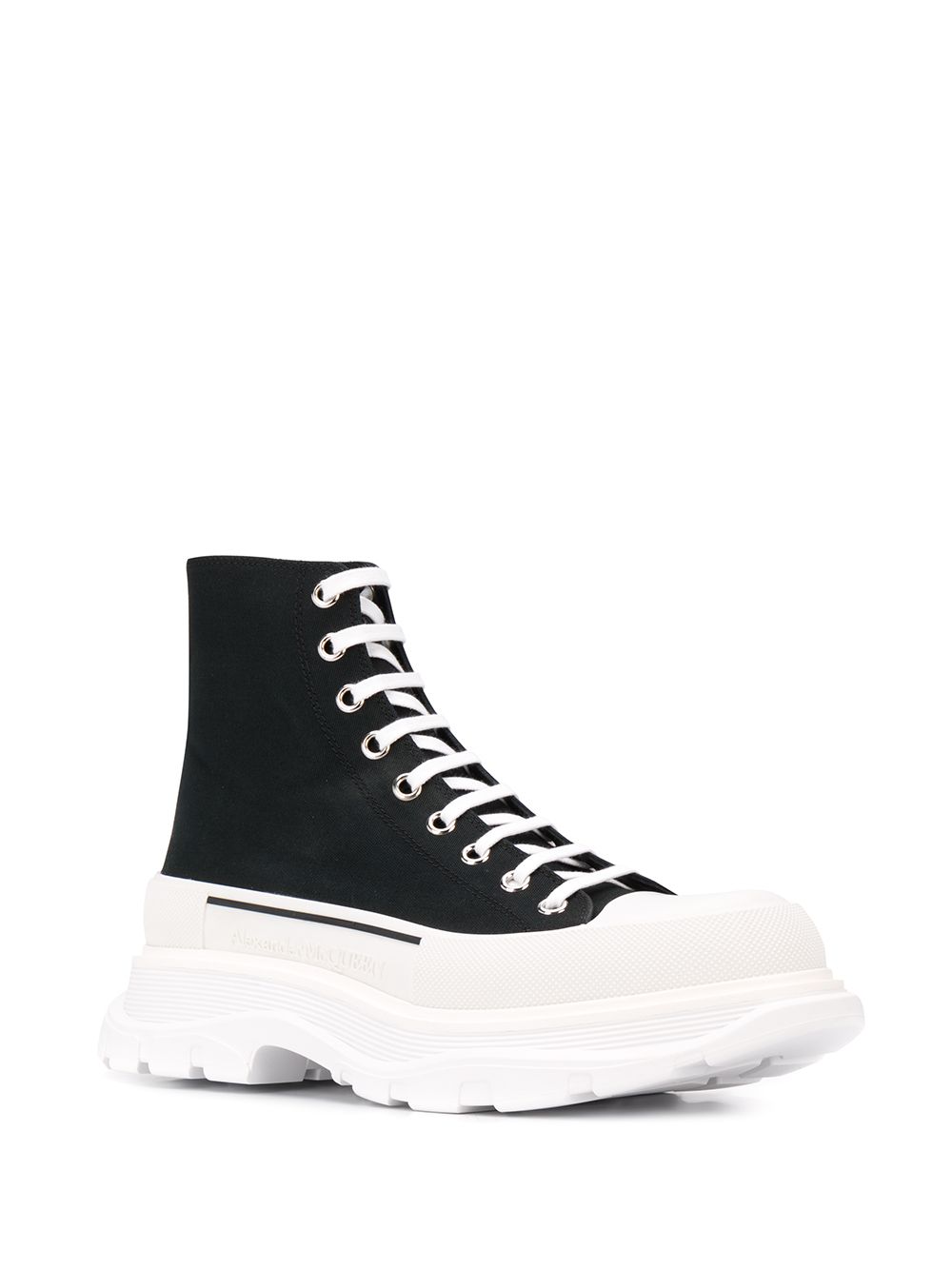 фото Alexander mcqueen высокие кеды tread slick