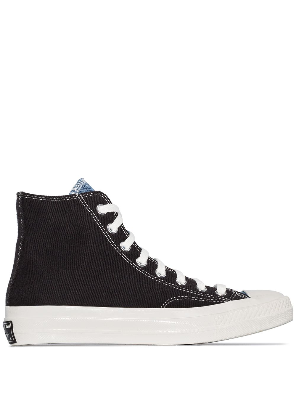 фото Converse высокие джинсовые кеды chuck 70