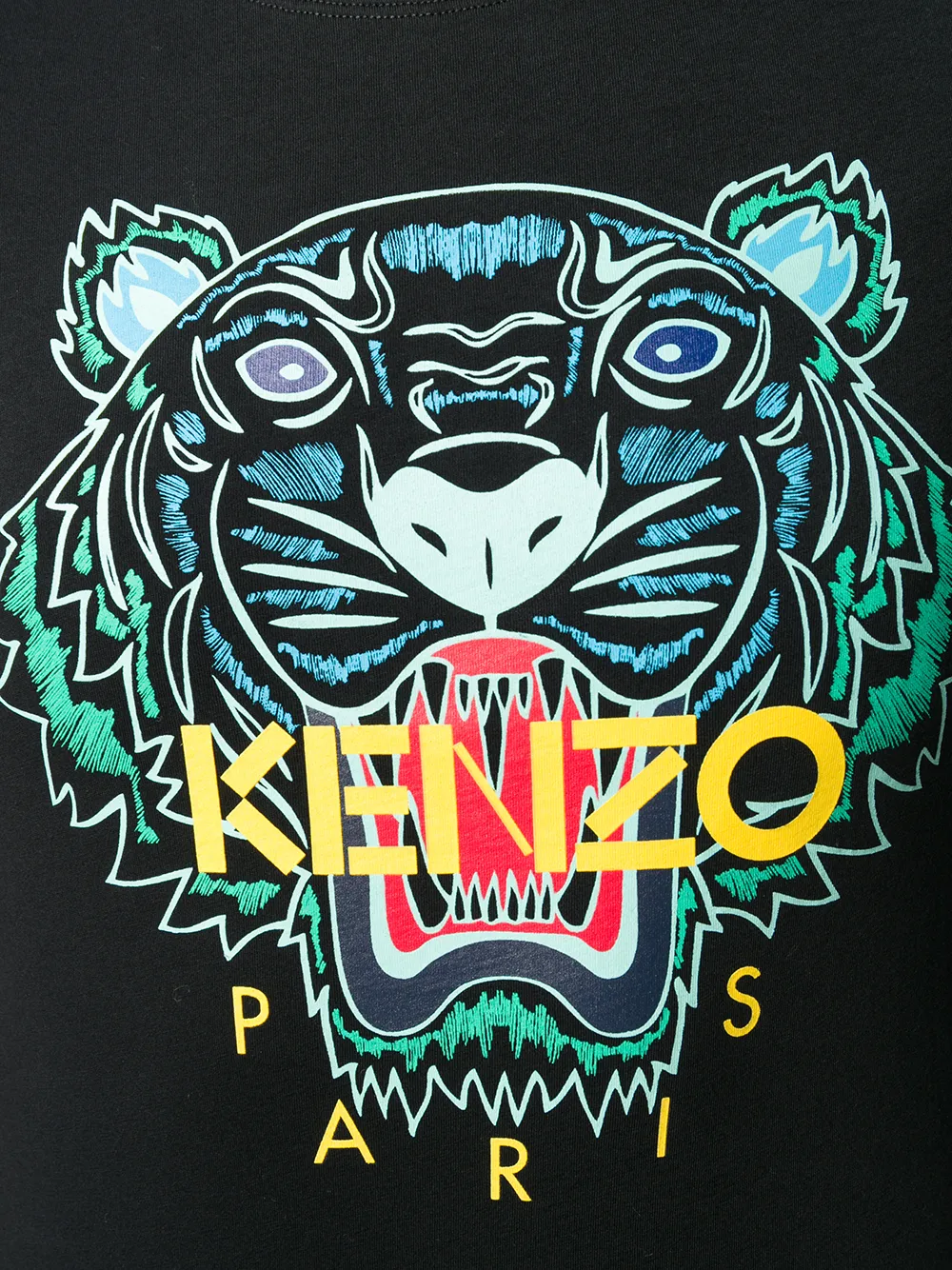 фото Kenzo футболка с принтом tiger