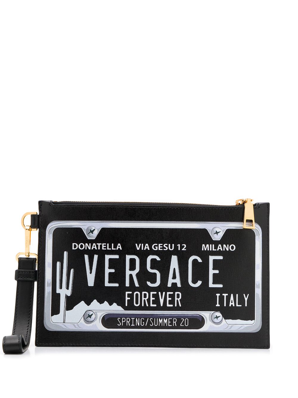 фото Versace клатч с принтом