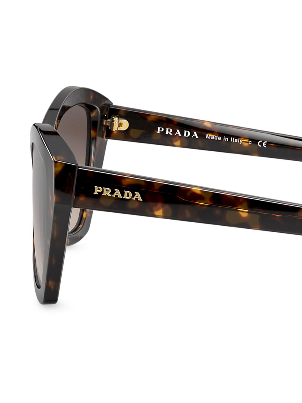 фото Prada eyewear солнцезащитные очки в геометричной оправе