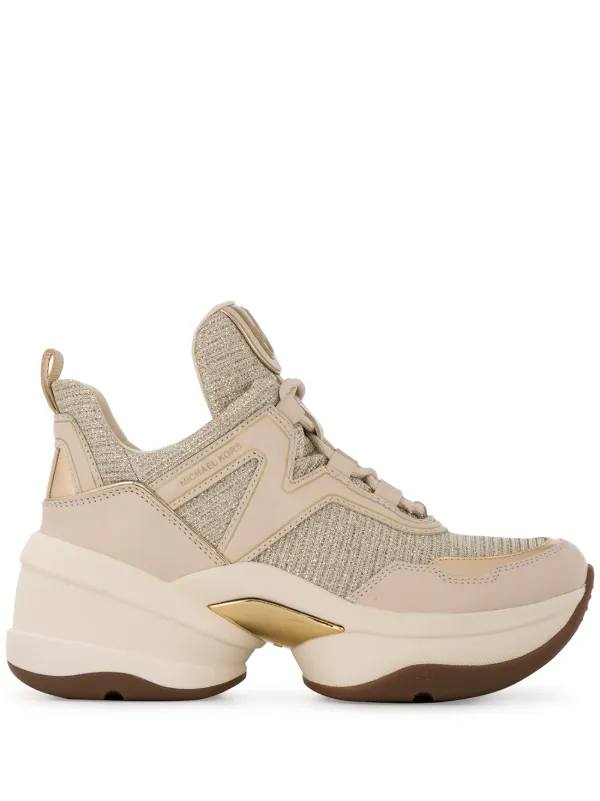 michael kors high tops gold