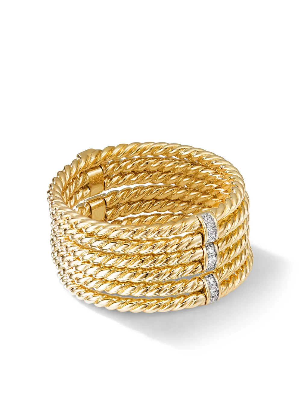 фото David yurman золотое кольцо с бриллиантами