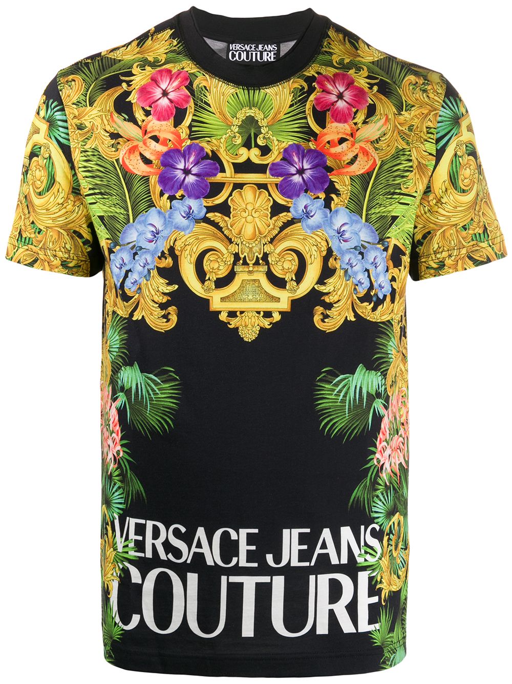 фото Versace jeans couture футболка с контрастным логотипом