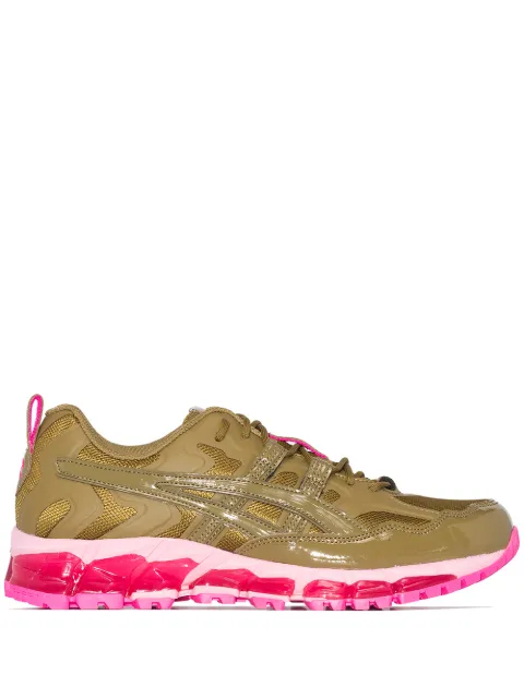 asics gel nandi 360 leather sneaker brown