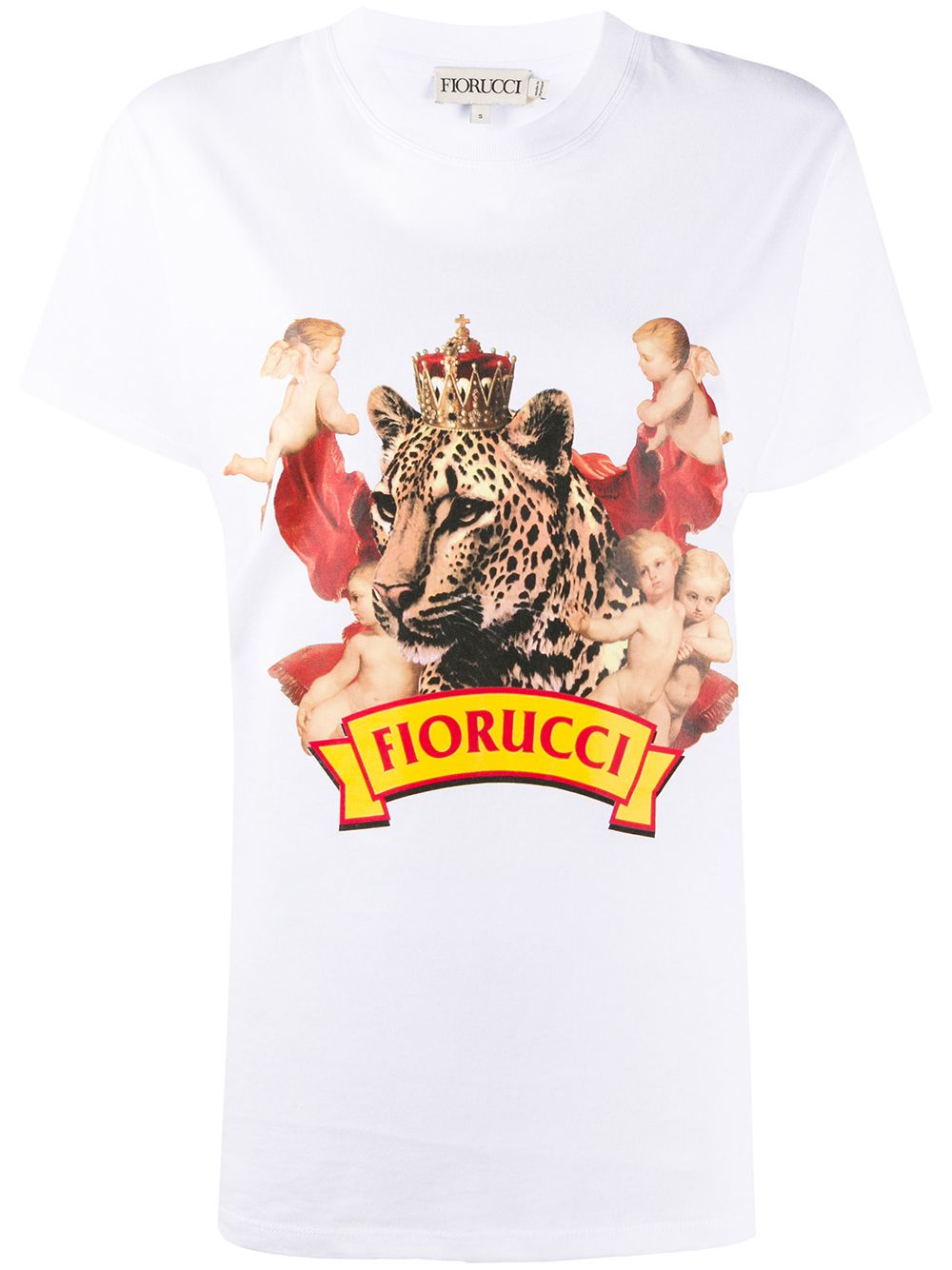 фото Fiorucci футболка свободного кроя с принтом