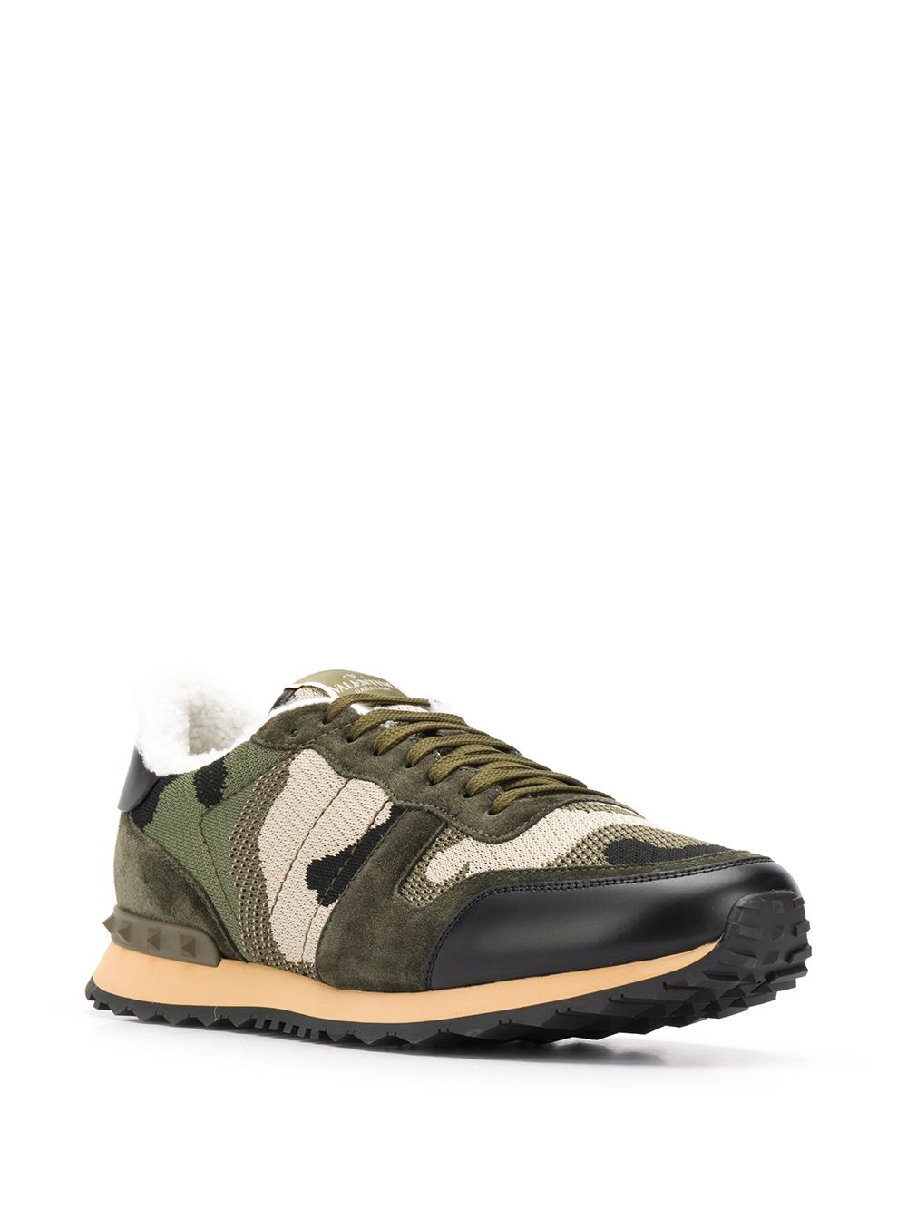 фото Valentino кроссовки valentino garavani camouflage rockrunner