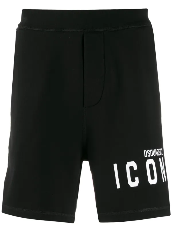 dsquared black shorts
