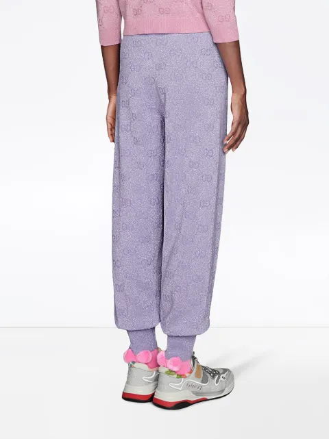 monogram track pants