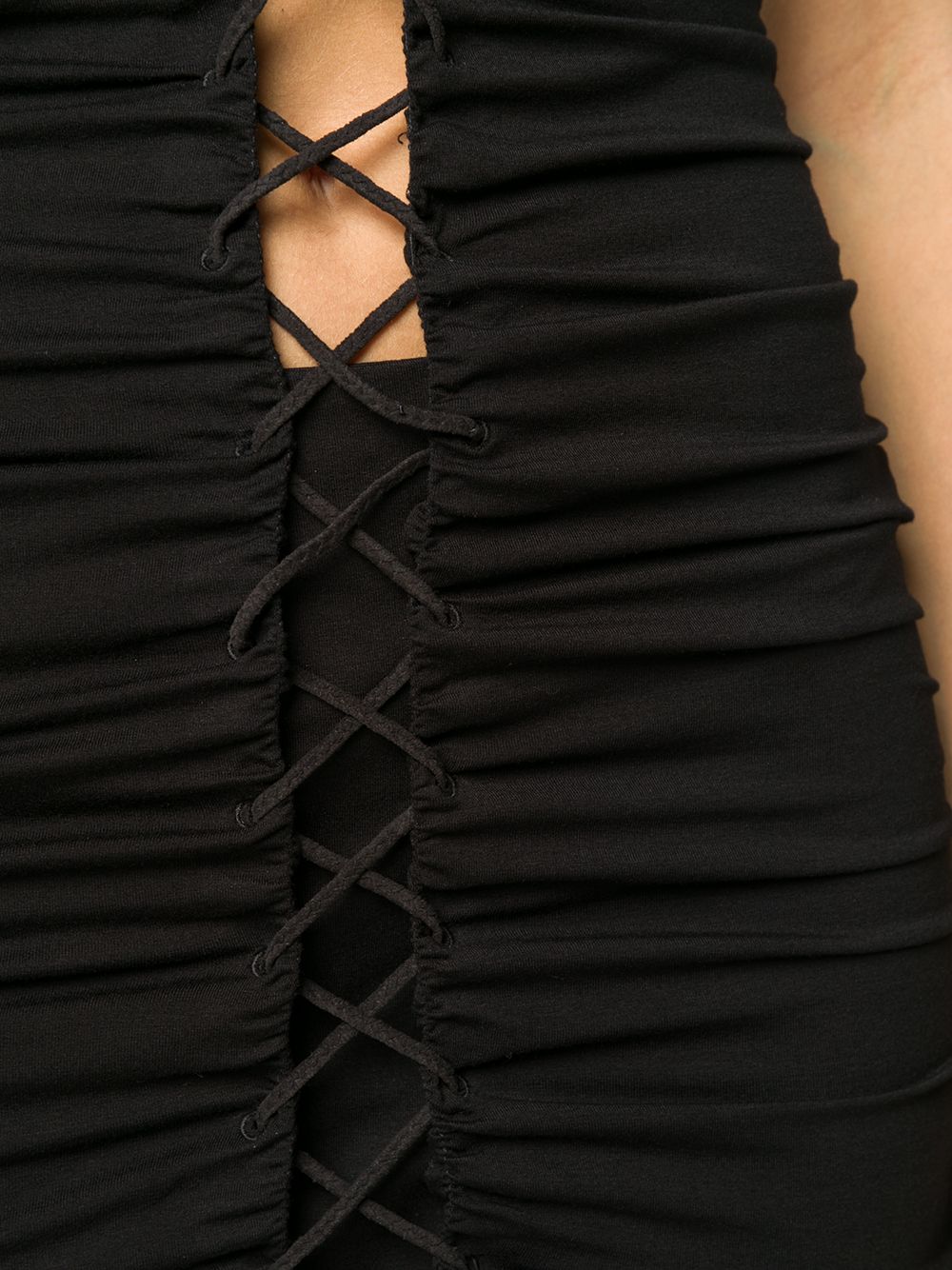 фото Unravel project приталенное платье с вырезом