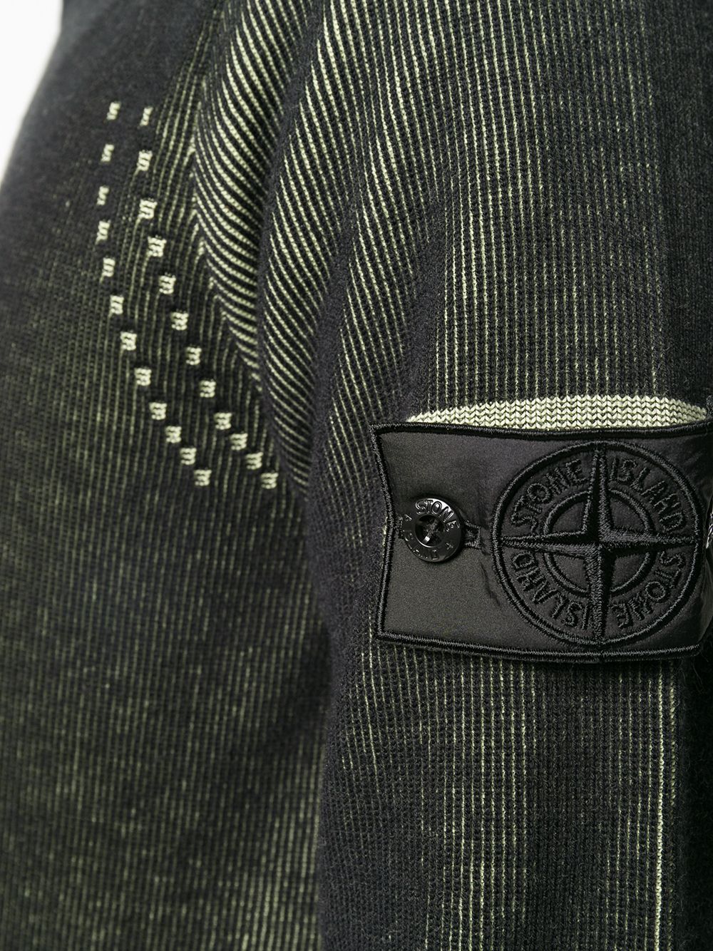 фото Stone island shadow project джемпер в рубчик с нашивкой-логотипом