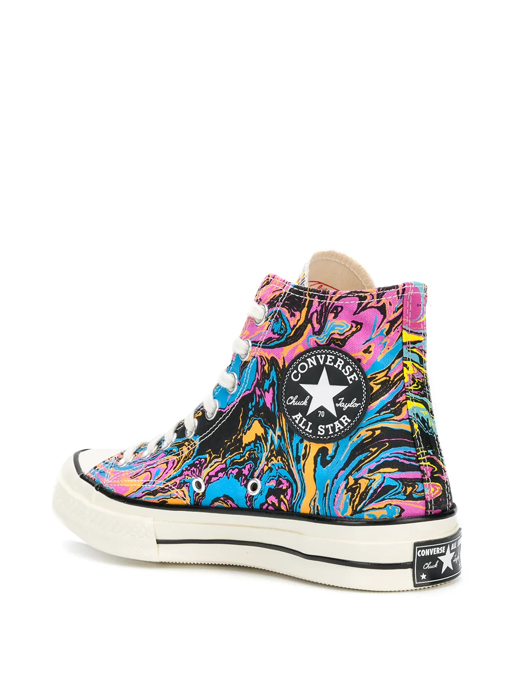 фото Converse высокие кеды marble chuck