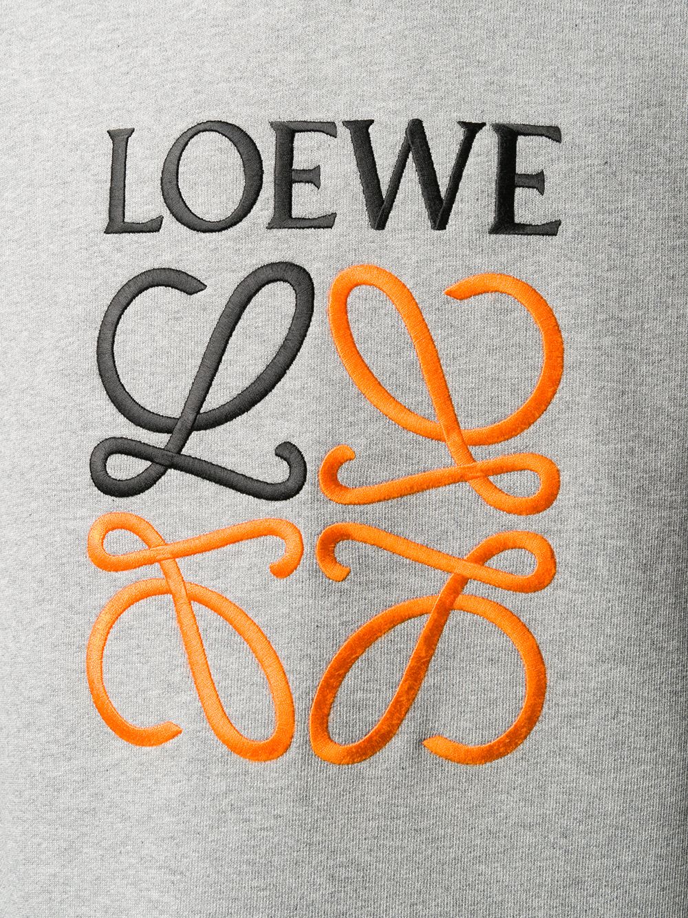 фото Loewe толстовка с вышитым логотипом