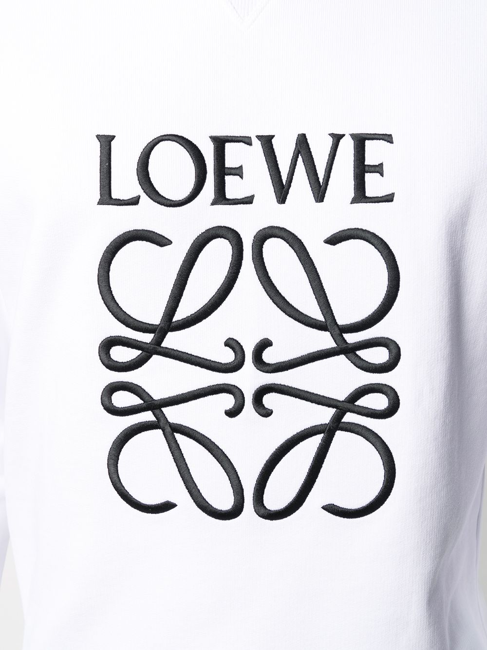 фото Loewe толстовка с вышитым логотипом