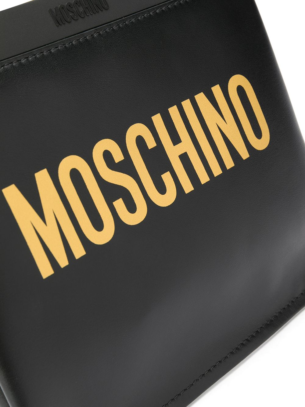 фото Moschino мини-клатч с логотипом