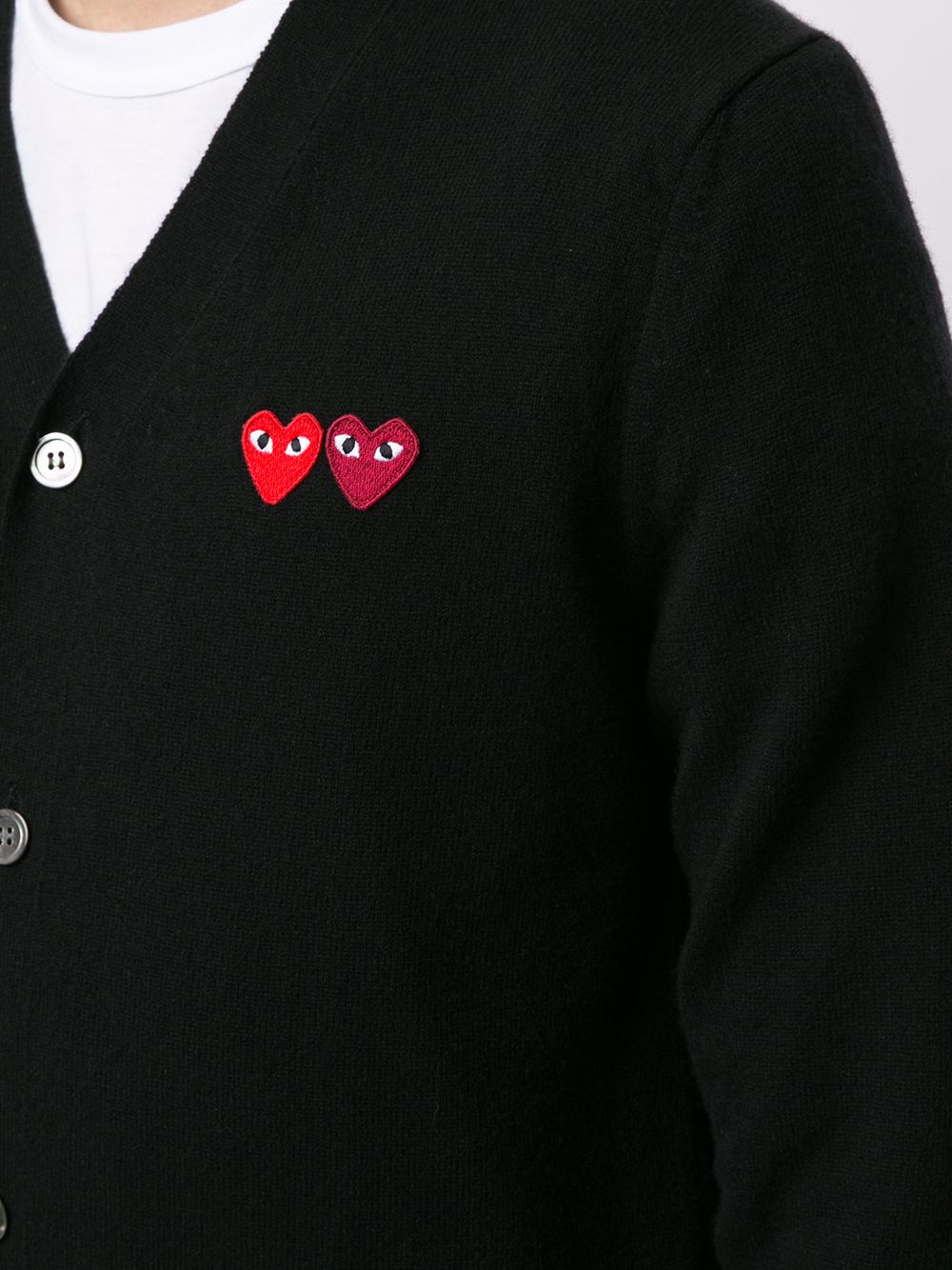 фото Comme des garçons play кардиган с вышитым логотипом