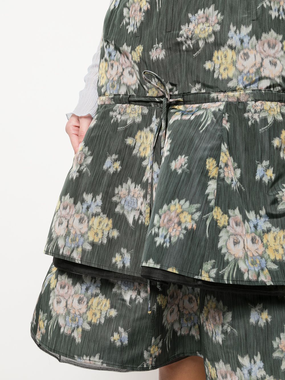 фото Brock collection юбка миди с цветочным принтом