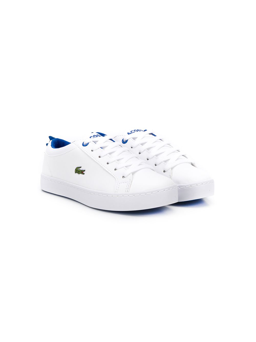 фото Lacoste kids кеды на шнуровке