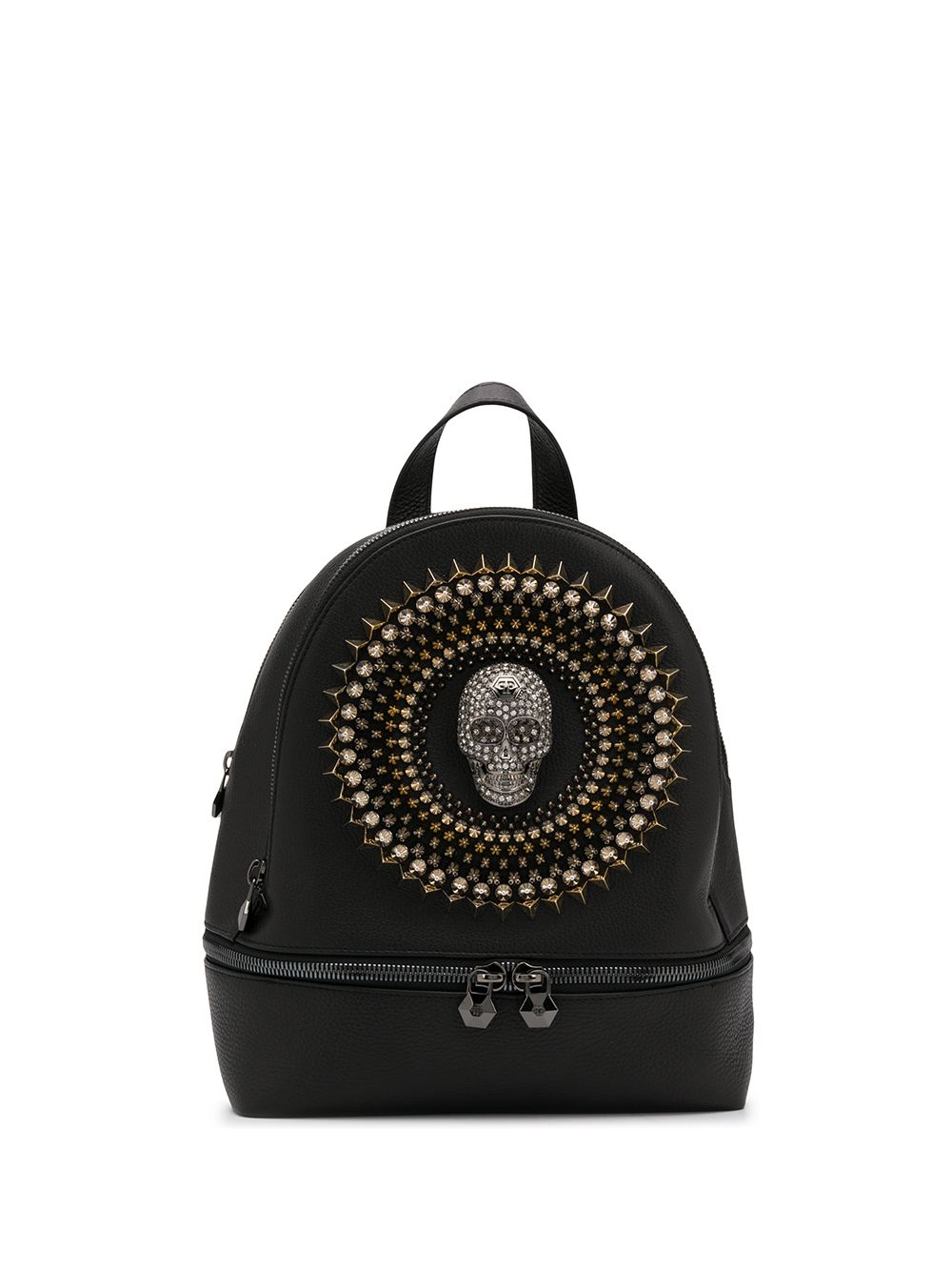 фото Philipp plein рюкзак с заклепками и декором skull