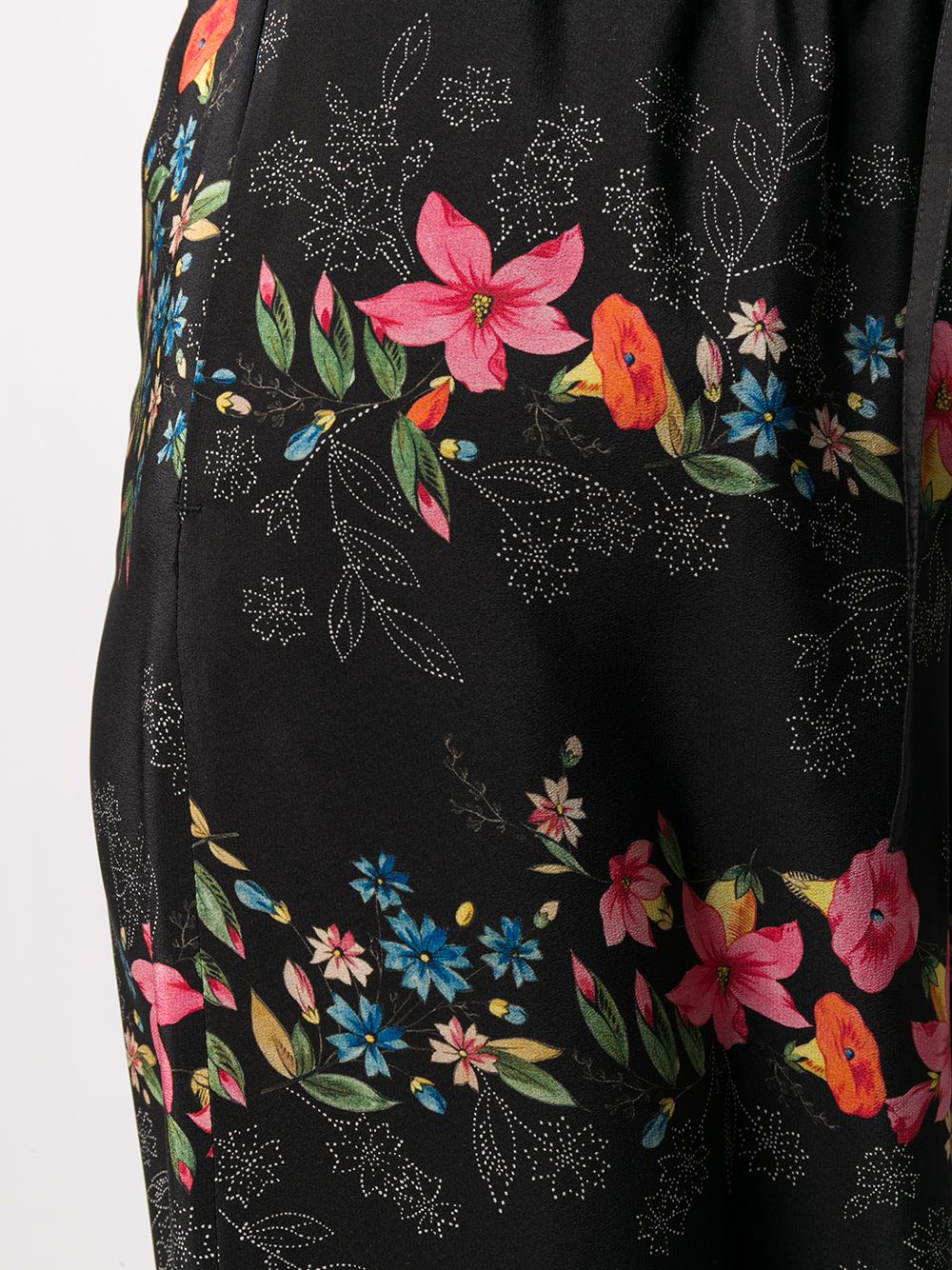 фото Redvalentino брюки палаццо с цветочным принтом