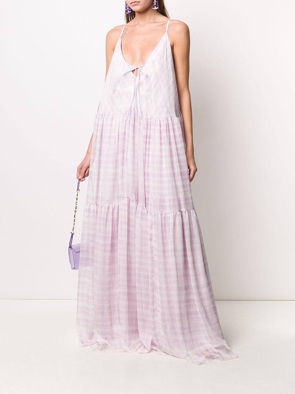 фото Jacquemus длинное платье la robe mistral