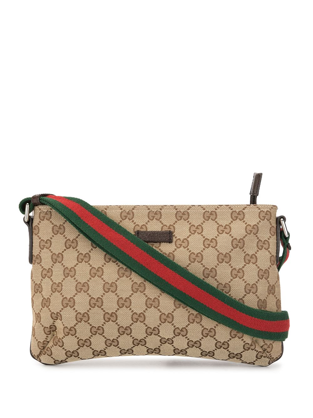 фото Gucci pre-owned сумка на плечо shelly line с узором gg supreme