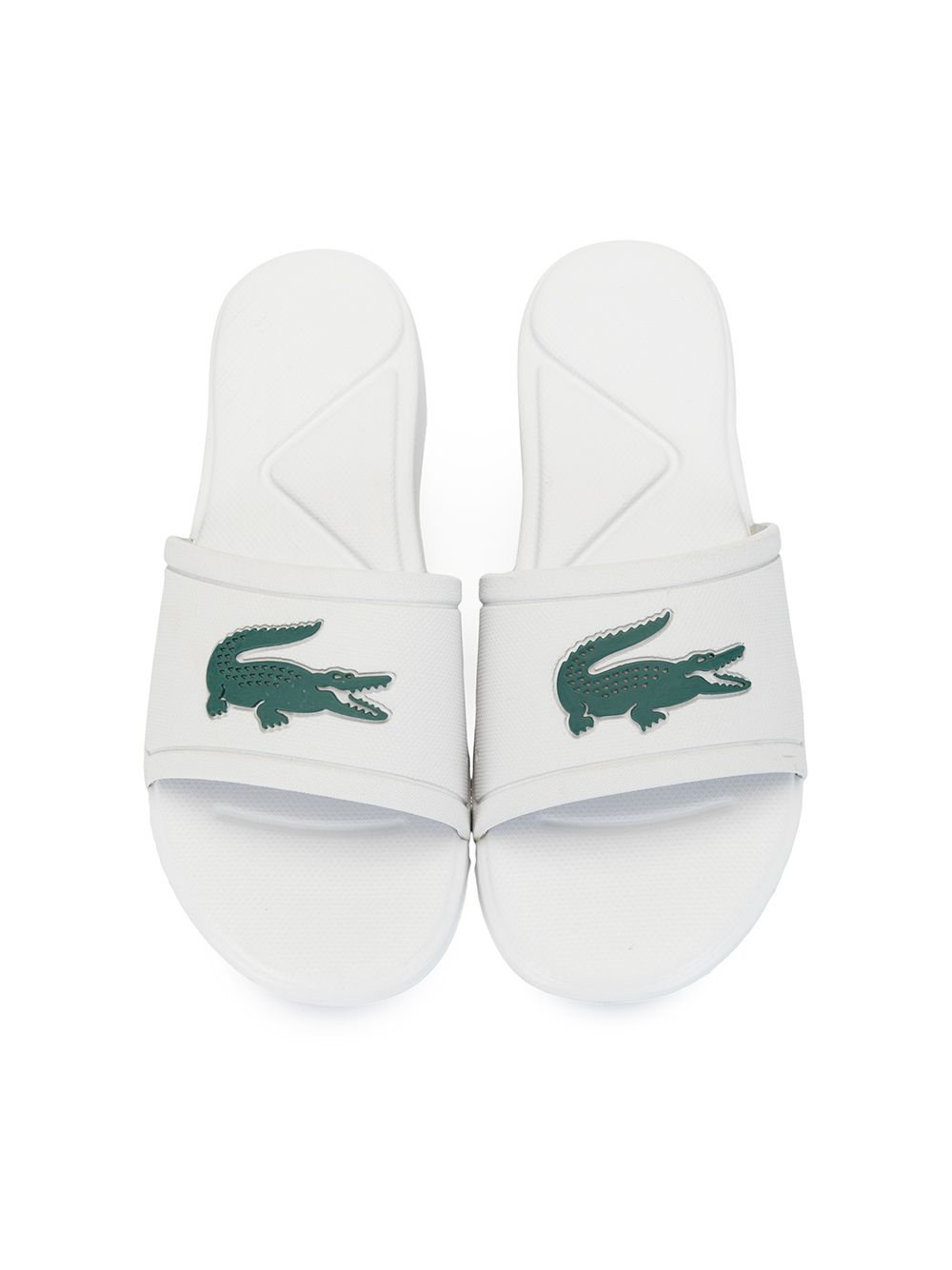 фото Lacoste kids шлепанцы l.30 с логотипом