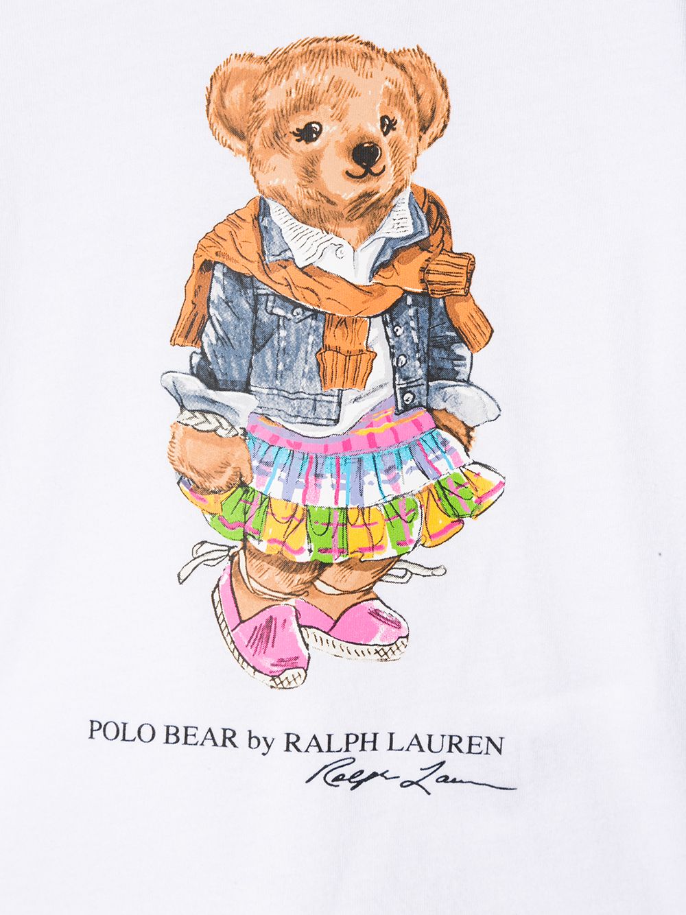 фото Ralph lauren kids футболка polo bear с круглым вырезом